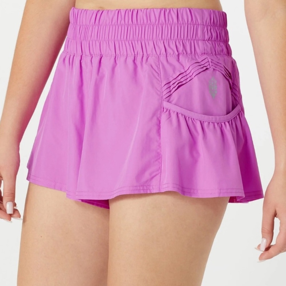 Free People Get Your Flirt On Shorts in Purple, Size S